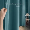 Nordic Minimalist High-end Window Curtain Lake Blue Modern Bedroom Curtains Thick High Shading Curtains Heavy Curtain Decoration 1
