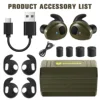 YHKEMA 2024 Electronic BT5.3 Earplugs Headset Hunting Anti Noise Ear Plug Electronic Damper Sports Shooting For Airsoft Earmuff 4