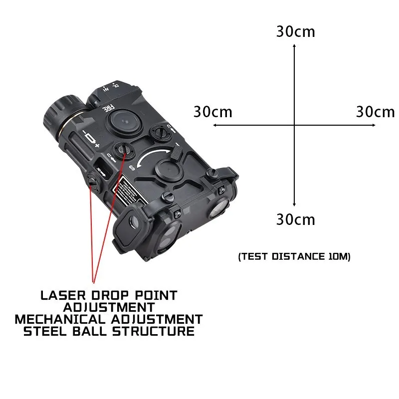 WADSN Tactical Flashlight Red Dot Sight Green Blue OGL Laser Pointer Airsoft Air Gun Ar 15 Rifle Accessories 20mm Rail