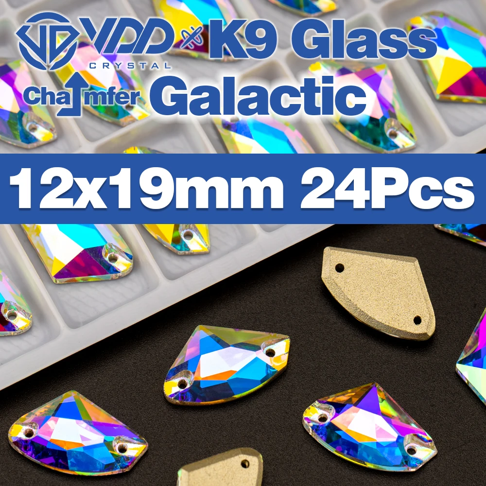 Premium K9 Glass Sew-On Rhinestones - Top Quality Crystal AB Flatback Stones for Clothing and Wedding Accessories