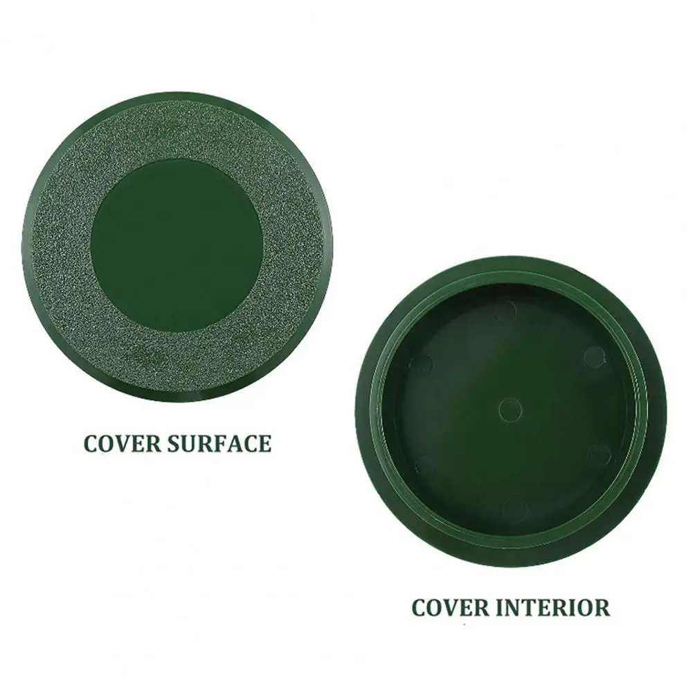 Functional Sporting Lid Compact Golf Green Cup Sturdy And Durable Plastic Golf Hole Cup Cover  Protective