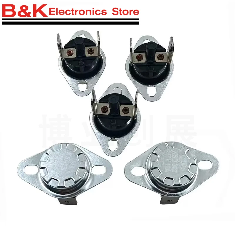 10pcs KSD301/KSD303 80C 150C 10A Degrees Celsius Manual Reset