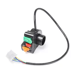 3 - in - 1 Electric Bicycle Accessory: Light, Horn, and Cornering Lamp with On - Off Button (1PCS)