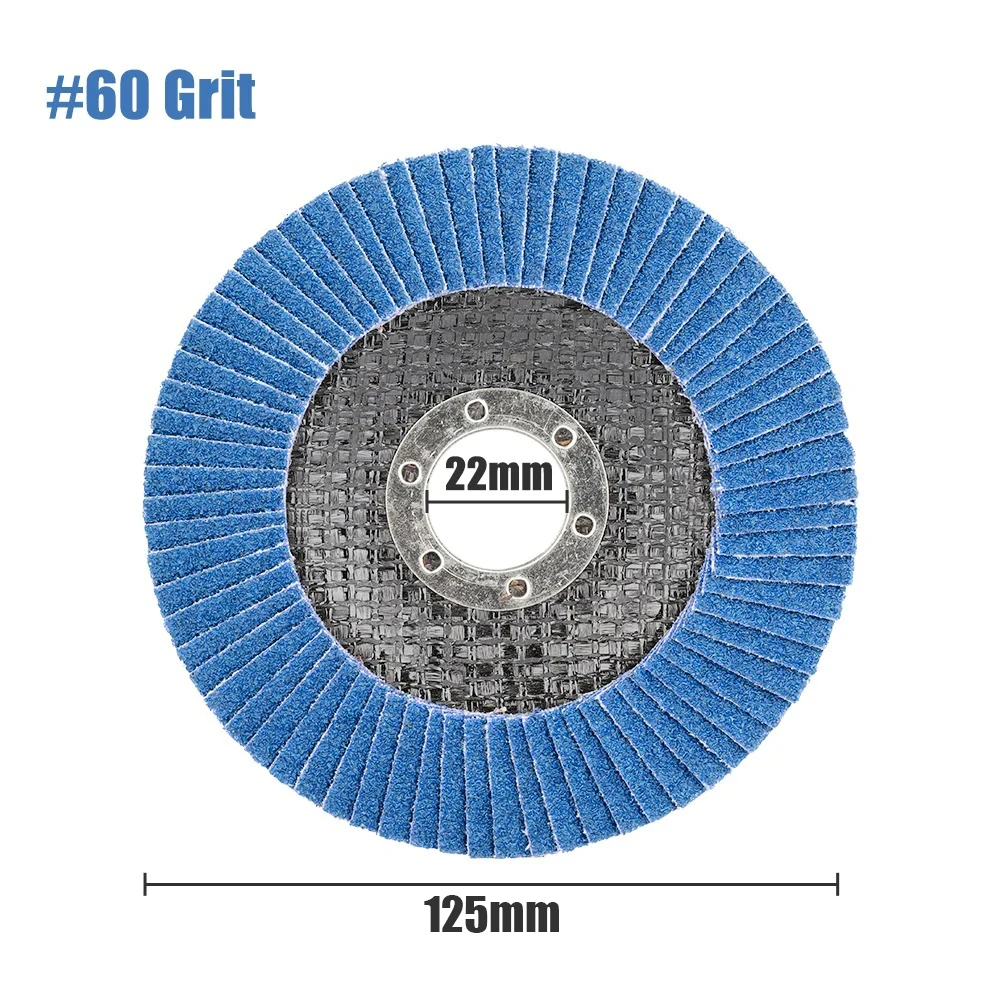 1pc 60 Grit 125mm