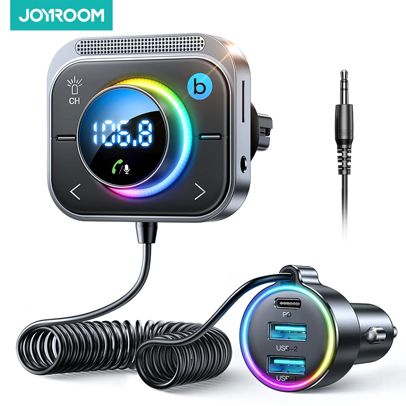 Wireless Bluetooth FM Transmitter QC3.0 Car USB Charger Adapter MP3 Radio  Player