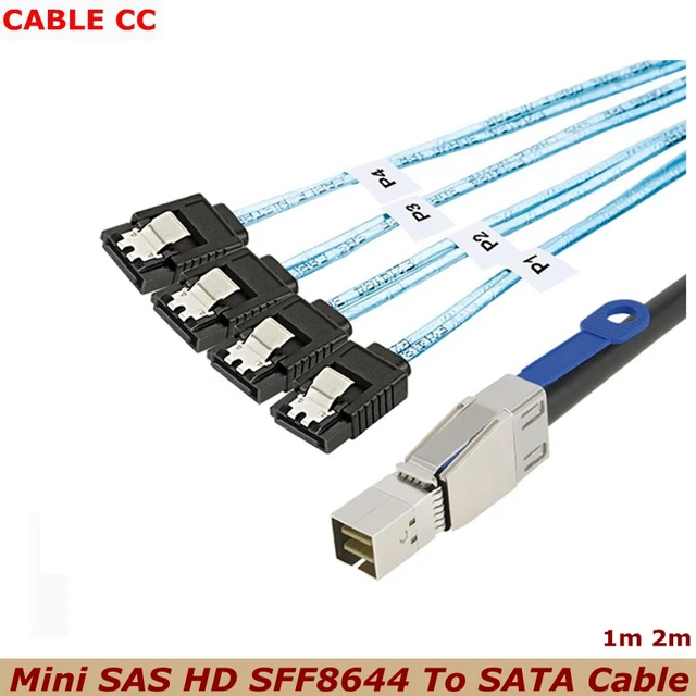 Cavo Mini SAS SFF-8088 Esterno 1m - Cavo Dati Per Server E Storage - Foto 10