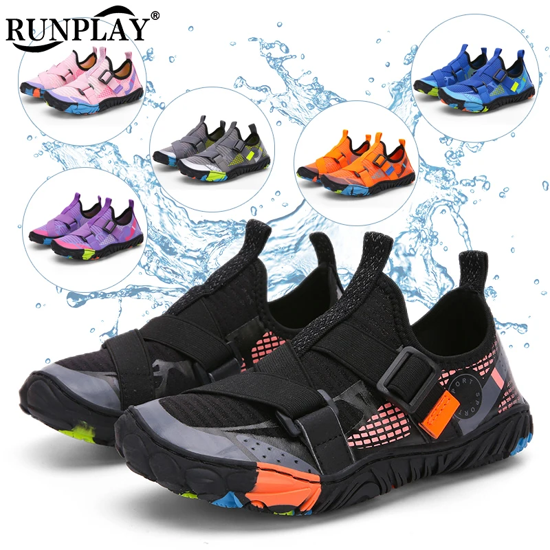 Child Beach Aqua Shoes Barefoot Water Shoes Drainage Sports Swim Sandals Quick Dry Boating Diving Fishing Surfing Wading Sneaker