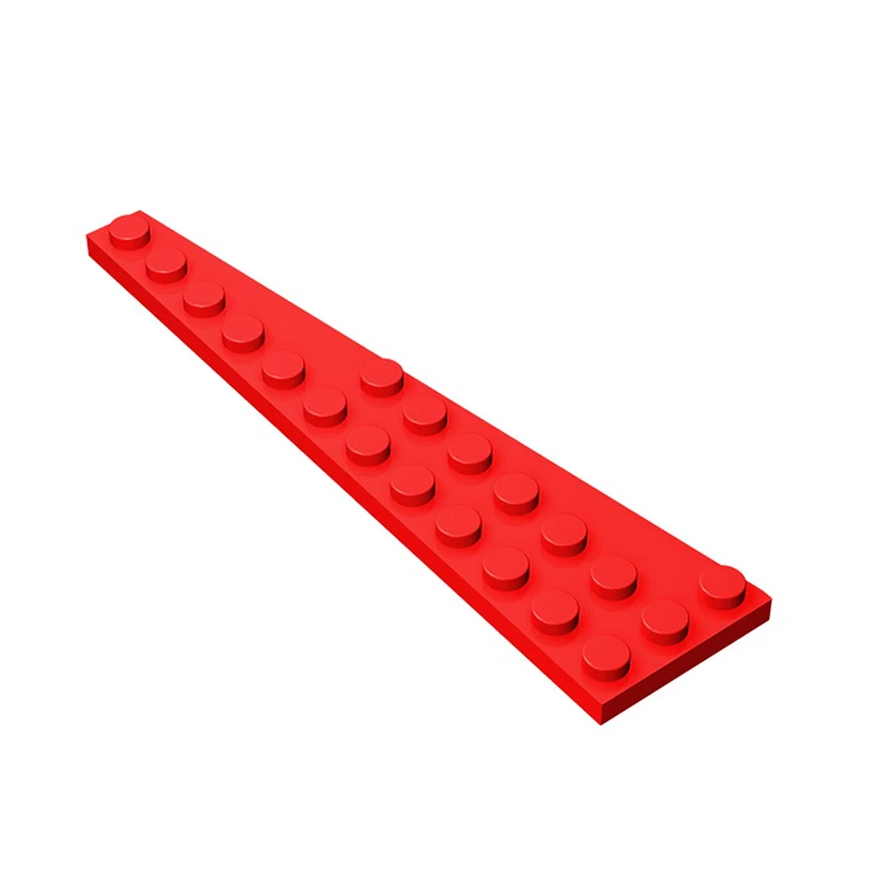 10Pcs MOC Parts 47398 Wedge Plate 12 x 3 Right Compatible Bricks DIY Assmble Building Blocks Particle Brain Toy Gift
