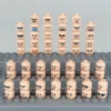 MOC Accessories Head Building Blocks Female Male Figures Parts Creative Face Laugh Cry Angry Cute Expression Mini Bricks Toys 4