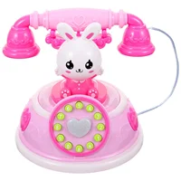 Simulated Telephone Simulation Toy Kids Plaything Cartoon Intelligence Child Playhouse 1
