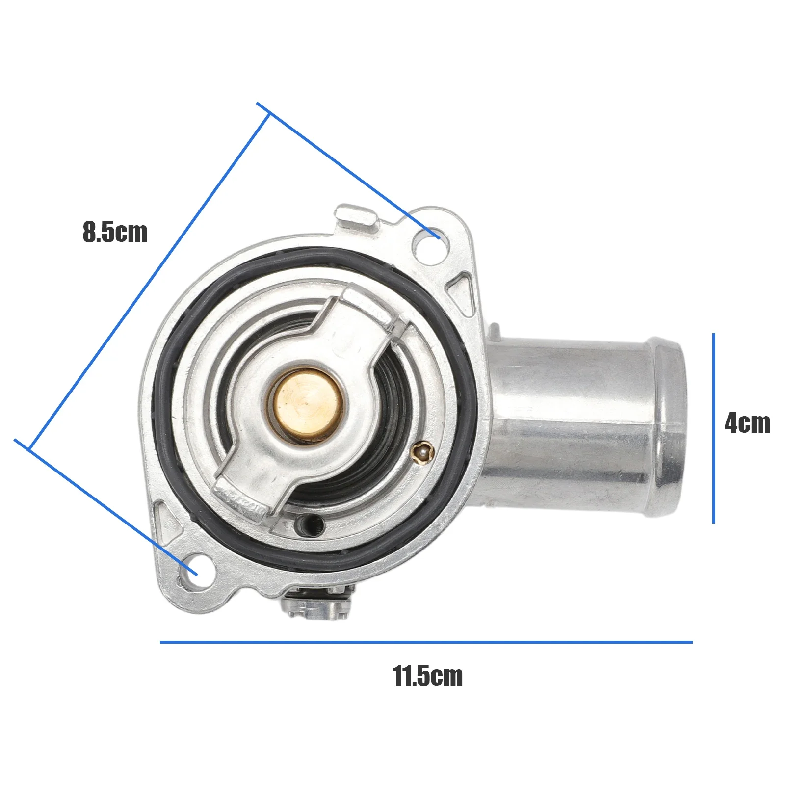 Aluminium Thermostat Housing Assembly For 2011-Jeep Dodge RAM Chrysler 3.6L 3.2L V6 Vehicles-200 5184570AJ 902-3036 engine coolant thermostat,thermostat housing cover