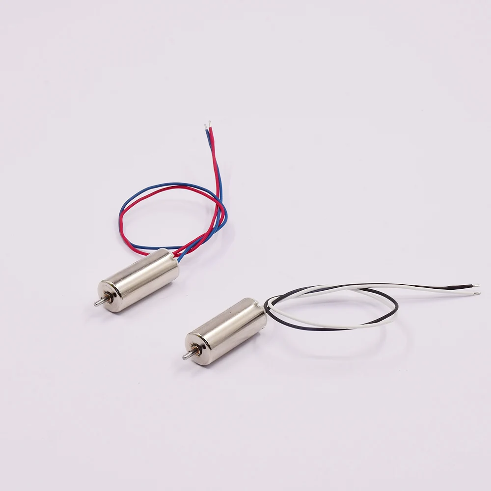 Moteur sans noyau 8520 8.6x20mm 1.2mm arbre 7.4V 52500tr/min pour avion RC - Lot de 2