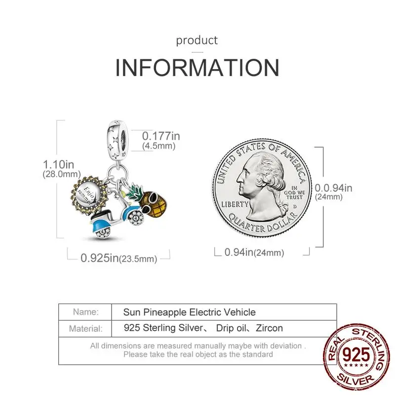 2022 New 925 Sterling Silver Bracelet extender Fit Original Women Bracelets Lengthen Lady Silver Jewelry Making 3.5cm And 4cm