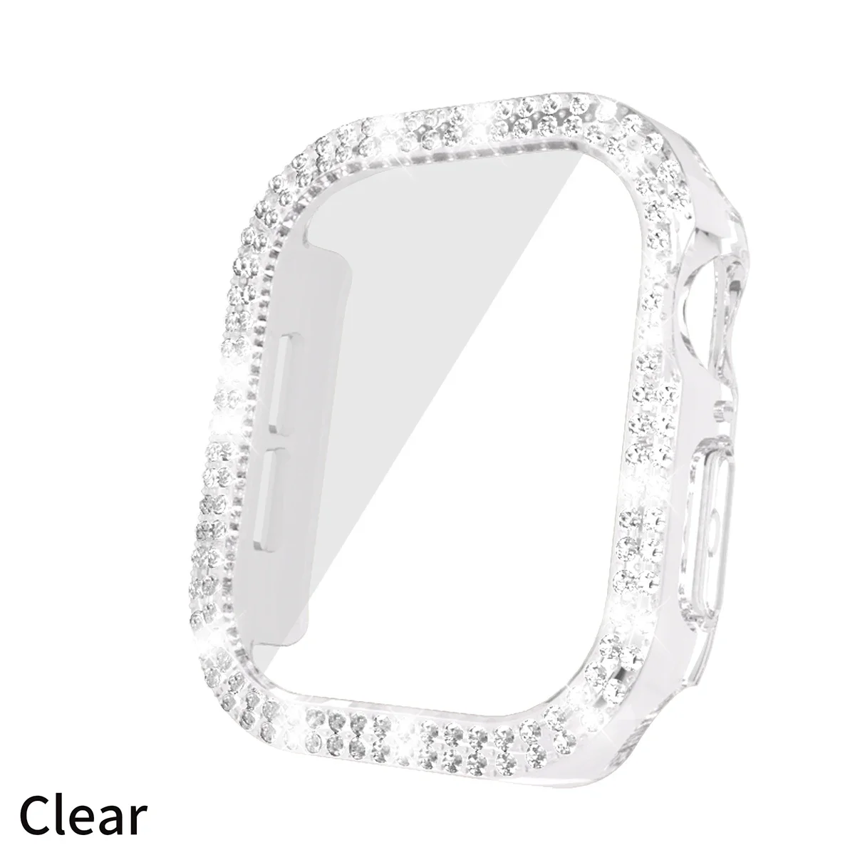 Luxury Bling Crystal Glass Watch Case with Screen Protector
