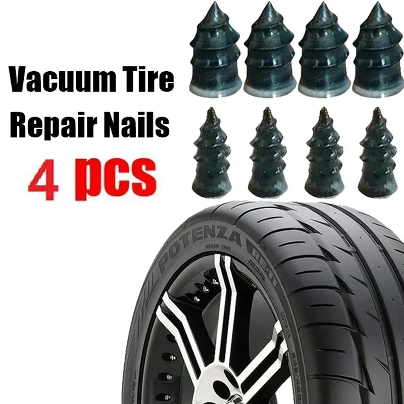 Tubeless Tire Repair Kit Anti-puncture Kit Car Truck Scooter Motorcycle Car Tires Nails Spikes Screw Film Nail Flat Rubber Hot