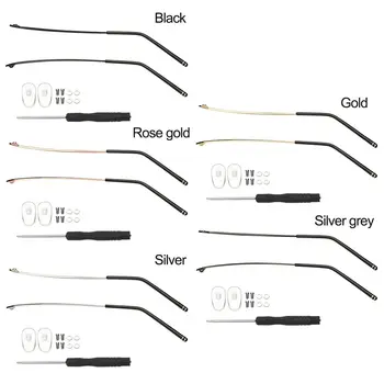 نظارات بذراع الهيكل المعدني ، إطار استبدال عالمي ، إطار نظارات ، ملحقات نظارات للإصلاح ، زوج واحد 5