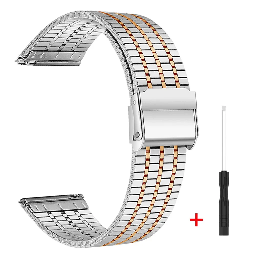 Elegant Milanese Mesh Loop Strap for Garmin Watches - 20mm/22mm Metal Band