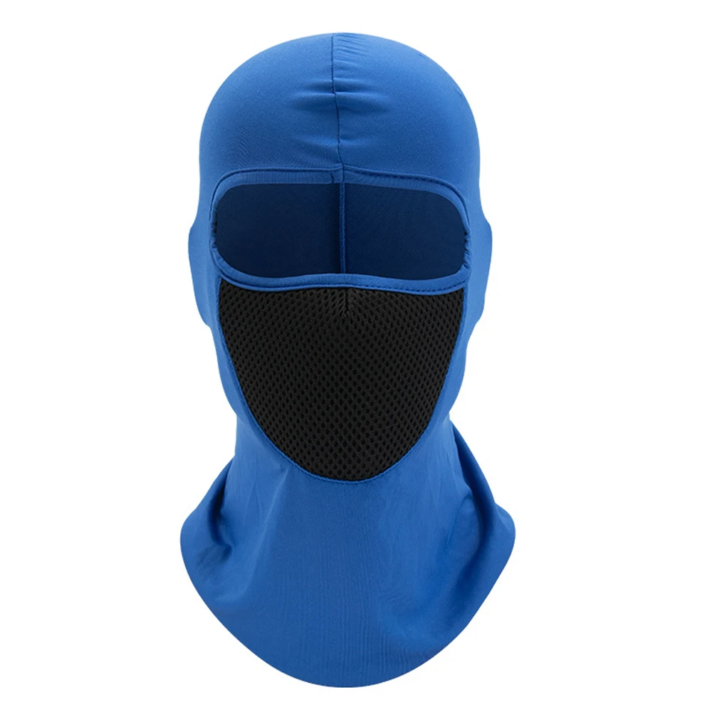 Pasamontañas negro para hombre, cubierta de cara completa para esquí,  máscara de motocicleta, Bandana, tubo de
