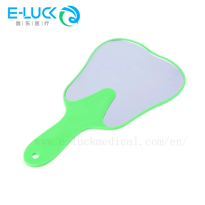 치과 입 거울 치아 모양 핸드헬드 거울, 검사 메이크업 거울, 치과 액세서리 선물, 1 개
