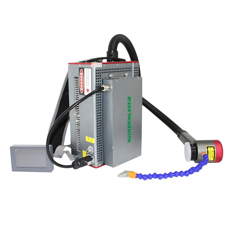 Mopa Laser Cleaner 3000w Backpack Pulse Laser Cleaning Machine Portable