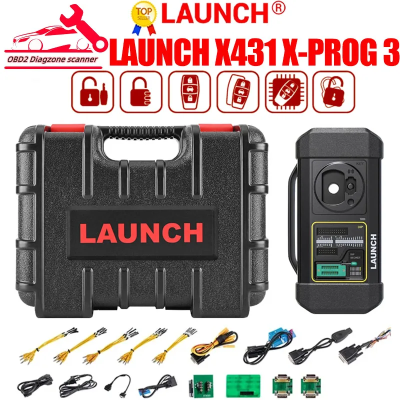 

LAUNCH X431 X-PROG 3 XPROG3 X-Prog3 Immobilizer Key Programme Gearbox Chip Reader for X431 V+ PRO3S+ Pro5 PAD V VII Supports MQB