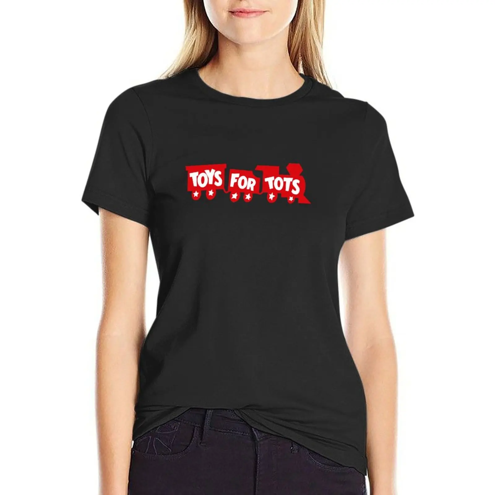 

M-a-rine Toys for Tots F-oundation T-Shirt cute tops summer tops lady clothes designer clothes Women luxury