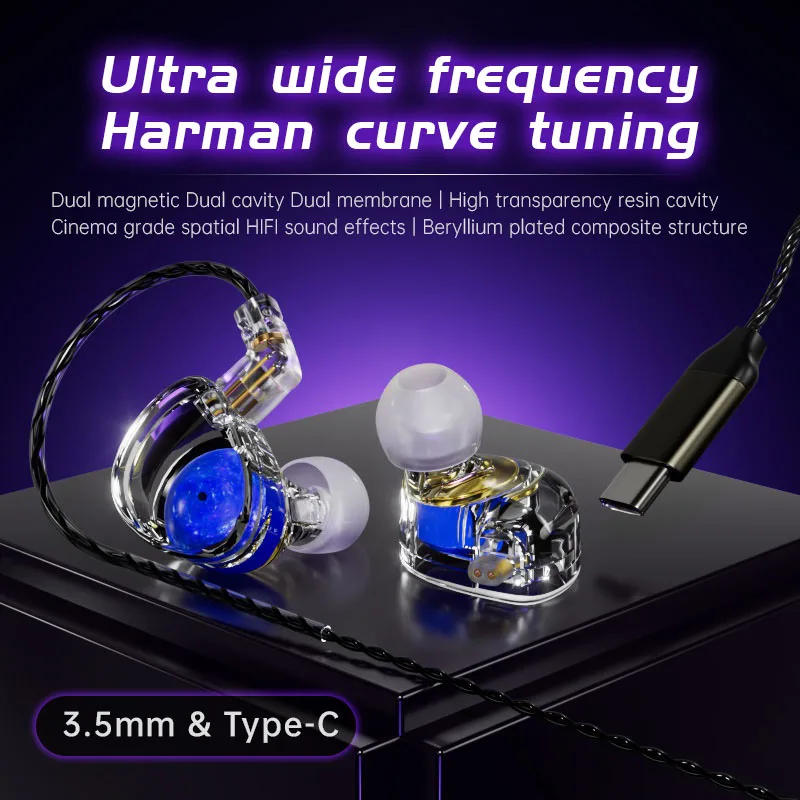 Premium HiFi Stereo Bass Sport Headphones with Detachable Cable