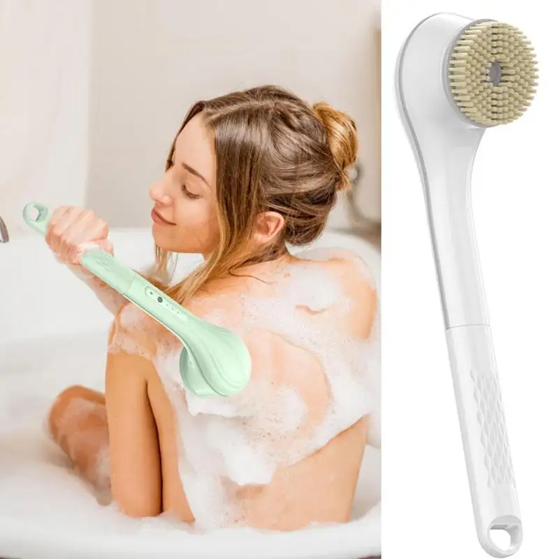 

Electric Body Scrubber Multifunctional Spinning Spa Brush Back Scrubber For Man And Women Body Scrubber With 6 Brush Heads