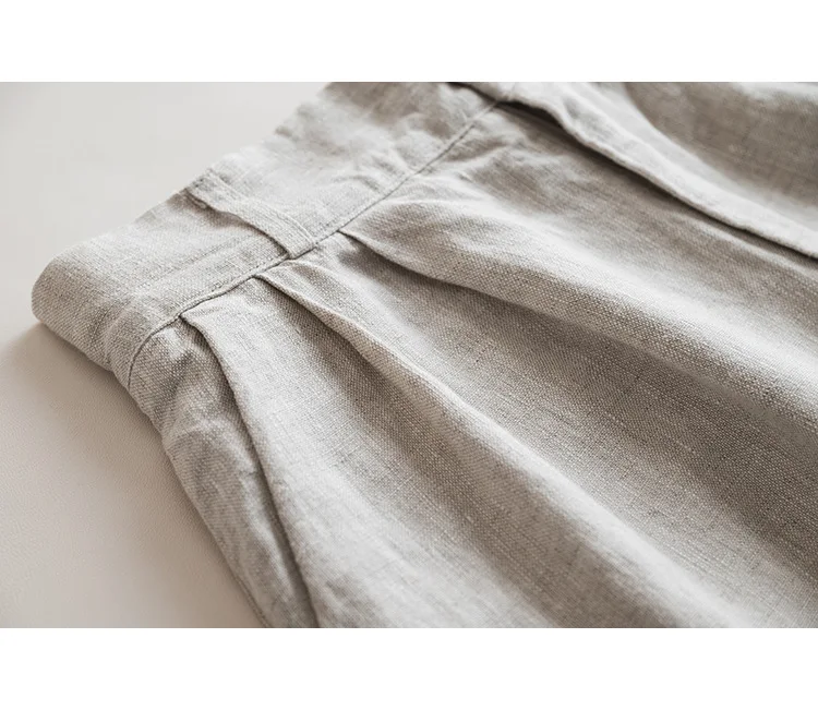 Summer women's casual solid color high waisted loose shorts