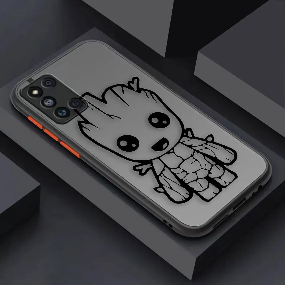 thumbnail image 1 of Matte Case for Samsung Galaxy M62 M53 M52 M51 M33 M32 M31 M30S 5G J8 J7 J6 J5 J4 Case Funda Coque Capa Shell Marvel Comics Groot, 1 of 5