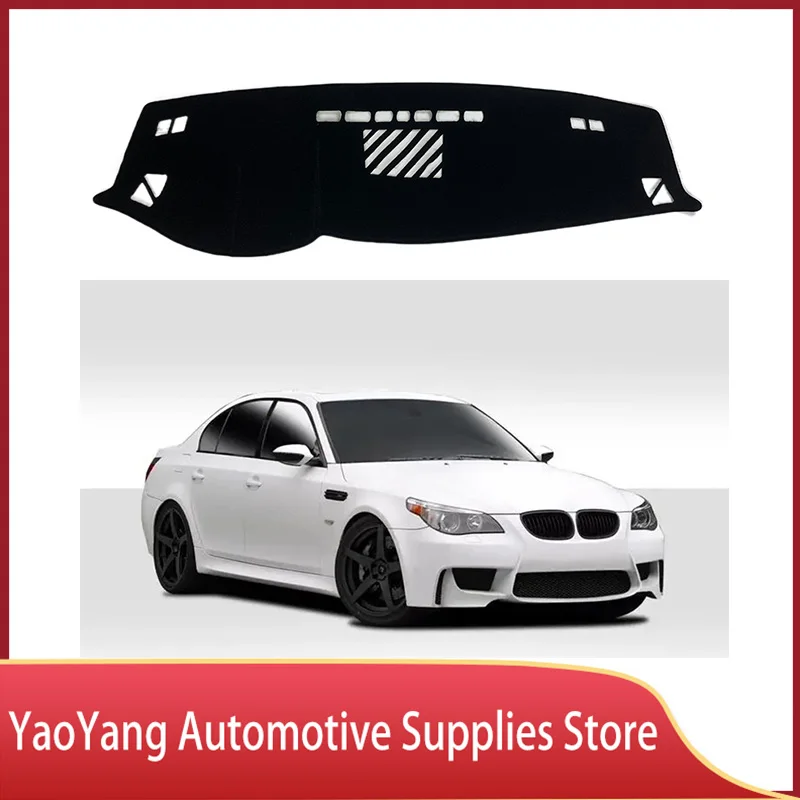 Custom Fit for BWM 5 series E60 2010 Dashboard Cover Mat Dash Mat Flannel Nonslip Dash Cover Sunshade Glare UV Rays Protector