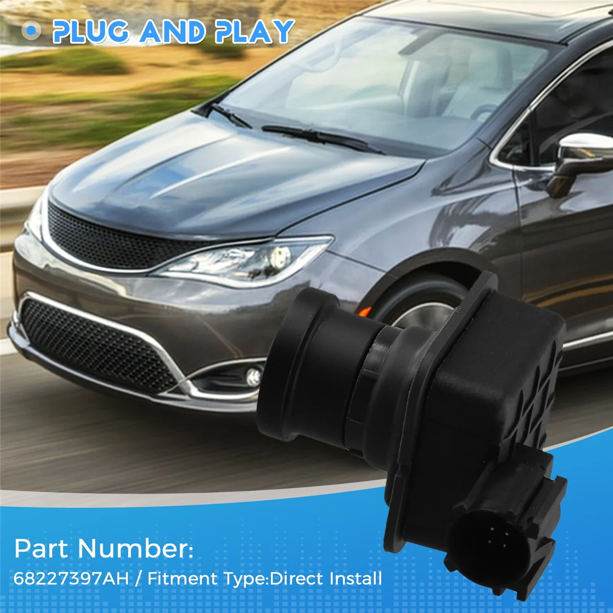Car Rear View Camera Suitable for Chrysler PACIFICA VOYAGER 17-24 68227397AH
