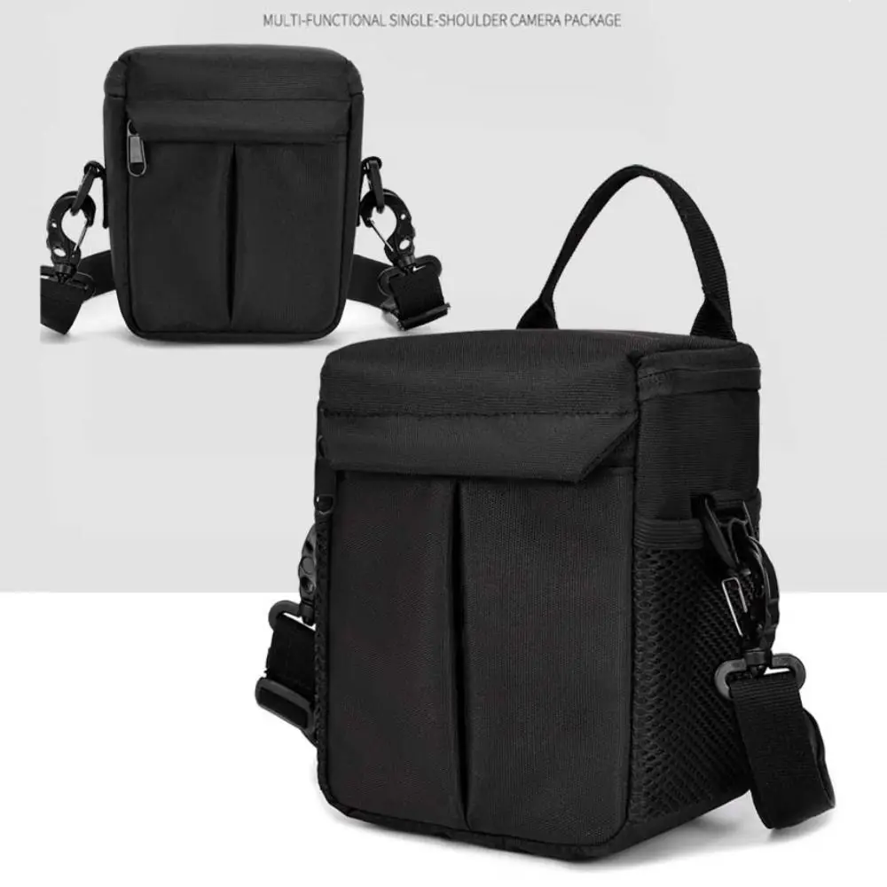 Borsa Protettiva Portatile per Fotocamera, Custodia a Tracolla Singola per DSLR, Borsa Leggera in Nylon per Obiettivi, per Viaggi e Attività all'Aperto