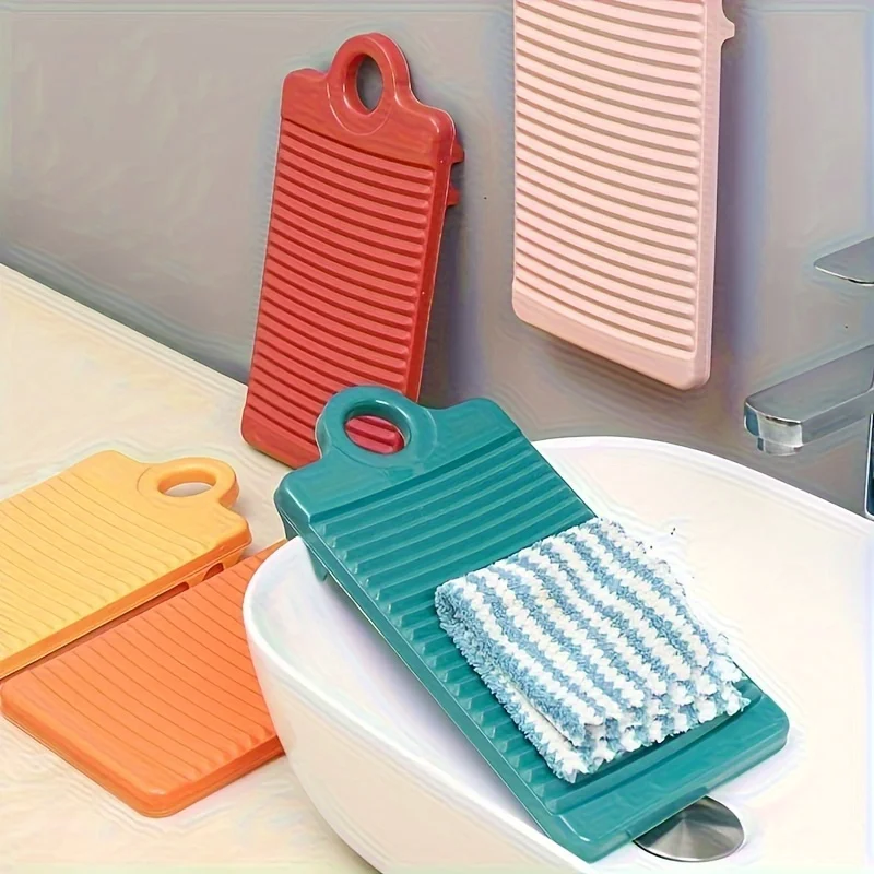 1pc Mini portable mini anti slip washbasin-a compact washbasin for underwear, clothes, and laundry with easy to grip handles