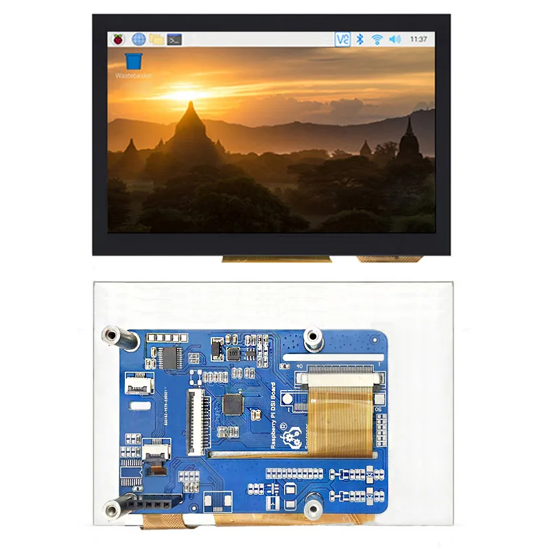 Raspberry pi Dsi Lcd Display Capacitivo Touch Screen Opcional 43 Display Lcd - Imagem 5