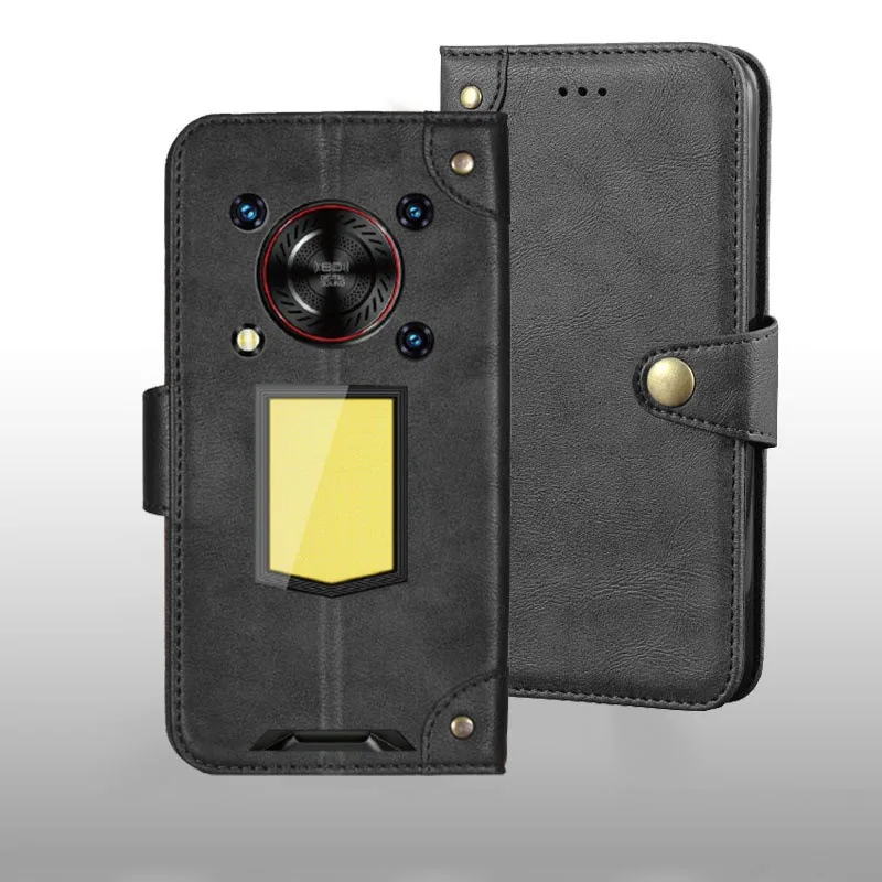Metal Buckle Retro Leather Back Case Cover - Premium Phone Accessories