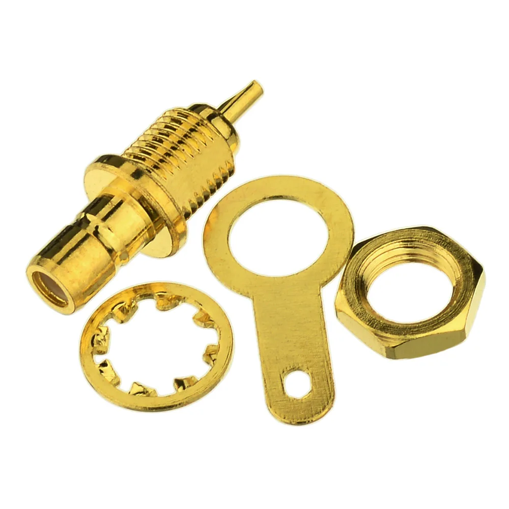 Female RF Coaxial Connector Panel Mount for Electronic Components
