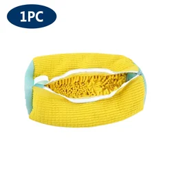 Enhanced Laundry Care Mesh Bag for Delicates and Travel Essentials (Yellow Shoe Bag)