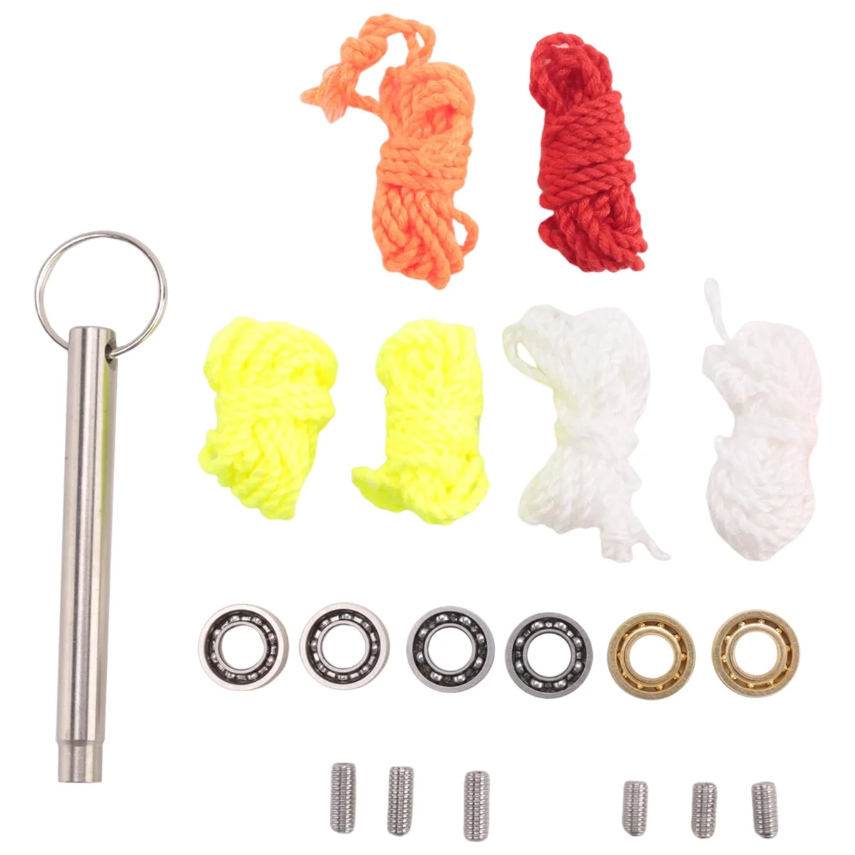 Magic Kit Completo Di Cuscinetti Yoyo 10 Cuscinetti Yoyo Non Reattivi A Sfere + Cuscinetto Yoyo + Strumento Di Rimozione Del Cuscinetto + 6 Yo Yo Stri