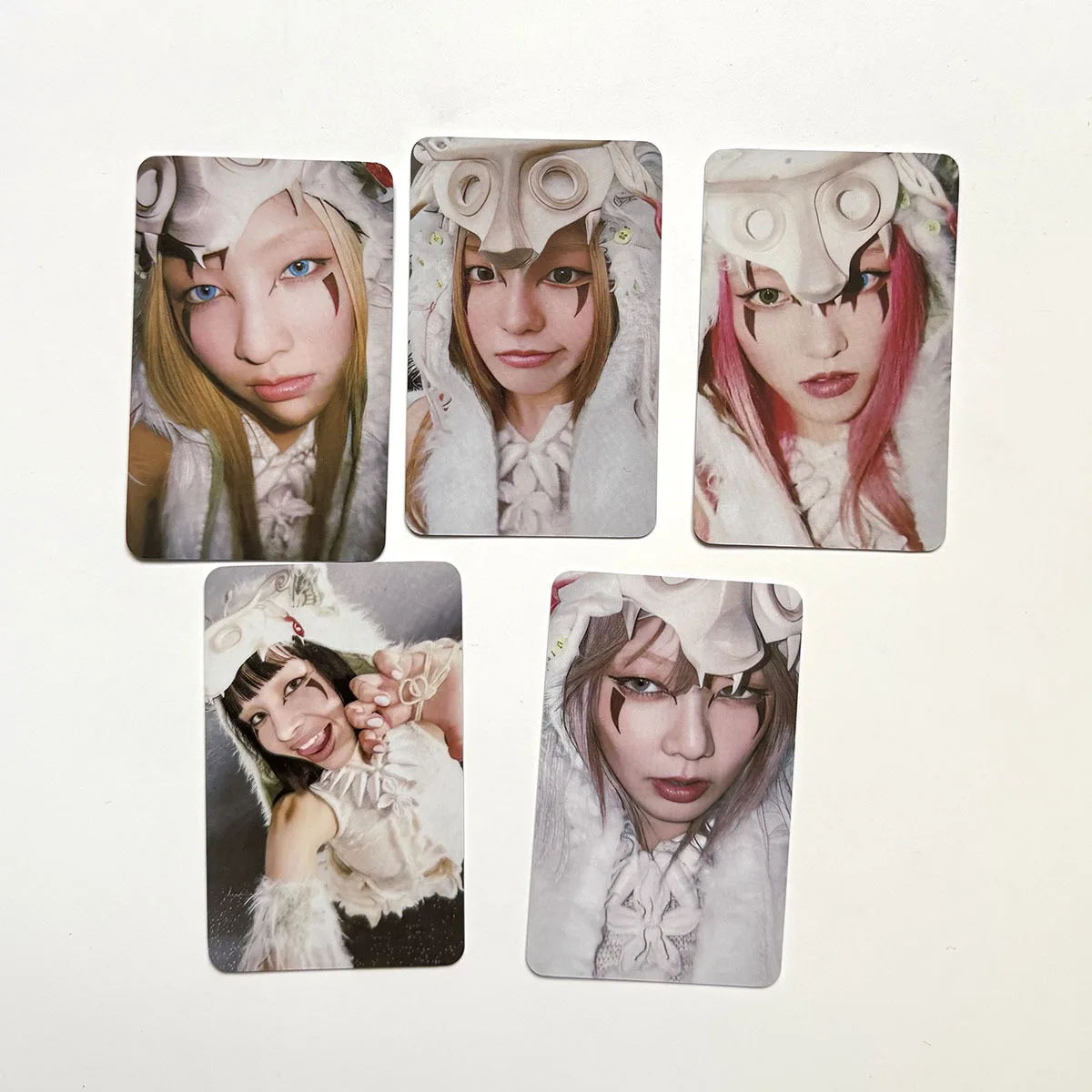 Kpop XG AWE Album Photocard Double Sides Printing Bright Film LOMO