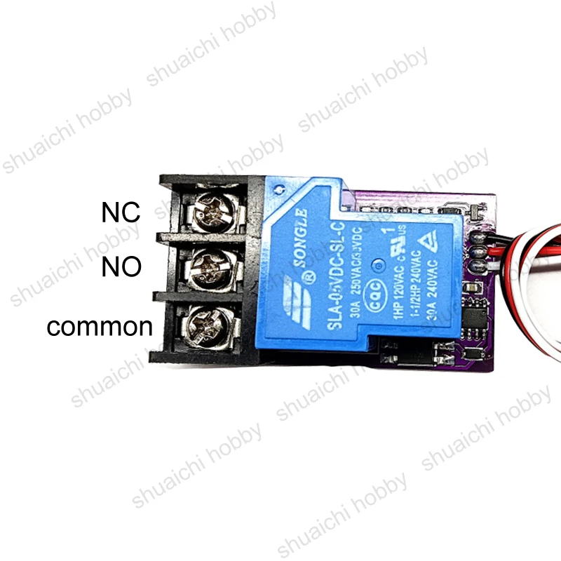 รูปสินค้า 1PCS 5V 30A K130A สวิทช์อิเล็กทรอนิกส์ PWM รีเลย์โมดูล 1CH สัญญาณอินพุต Power ON-OFF Controller สําหรับ Drone เครื่องบินรุ่น Receiver