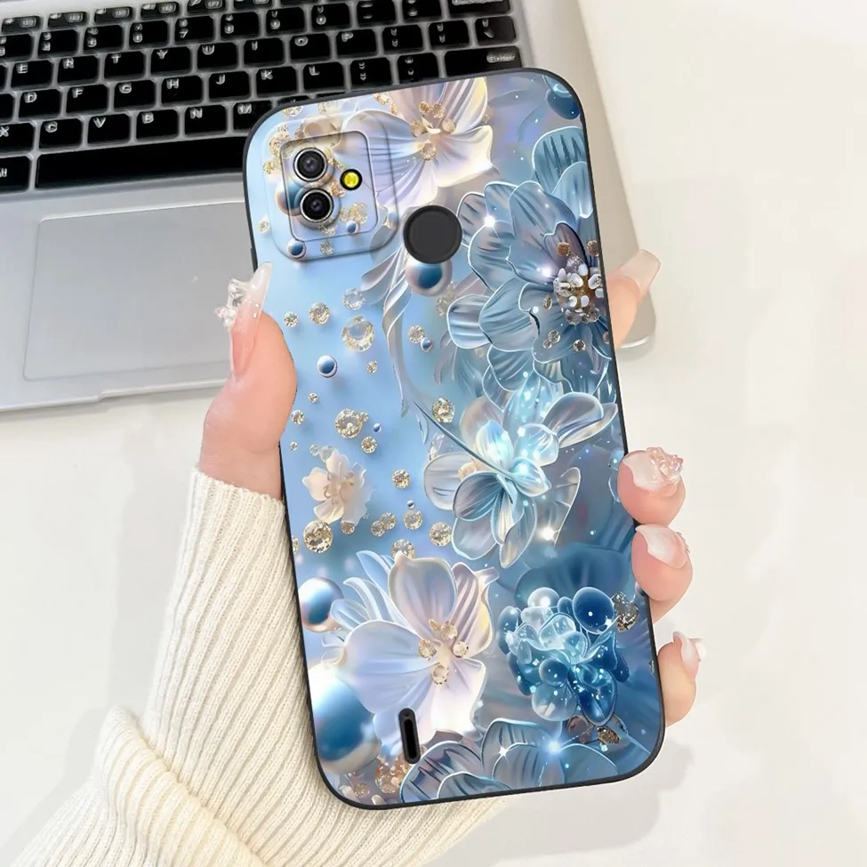 Silicone Cute Fashion Butterfly Flower Love Painted Phone Case