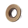 Replacement Brass Made Bathroom Basin Faucet Sink Overflow Cover Black Silver Gold Vintage Bronze With Six-feet  Ring Insert 3