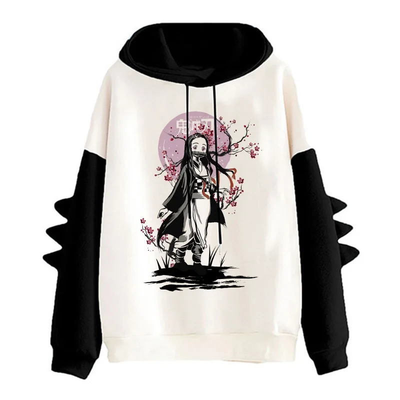 Sweatshirt Japanese Anime Demon Slayer Hoodie Tanjirou Kamado Kimetsu No Yaiba Nezuko Manga Rengoku Sweatshirts