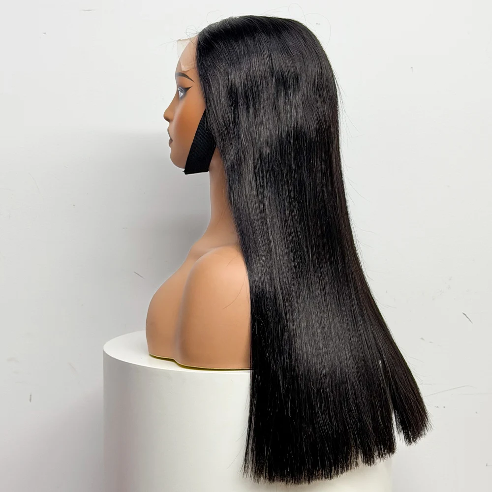 Double Drawn Bone Straight Vietnamese Straight Human Hair 350% Density 5x5 Lace Closure Human Hair Ombre P4/27 For Black Women