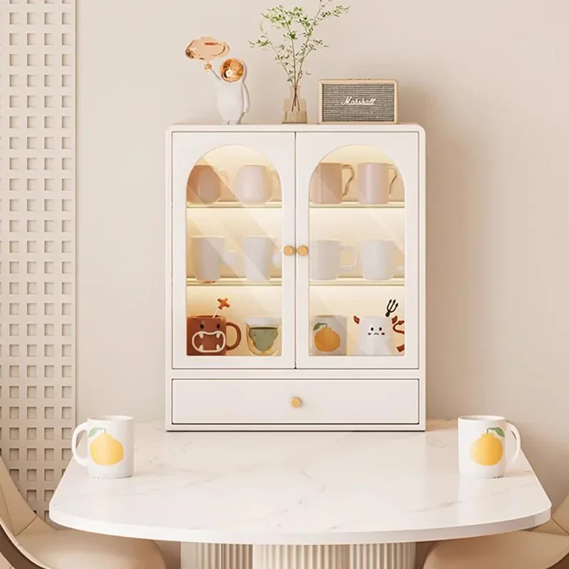 Kitchen Auxiliary Table Sideboard Prefab Furniture Organizer Room Living Chairs et Cabinet Shelf Multifunctional Aesthetic