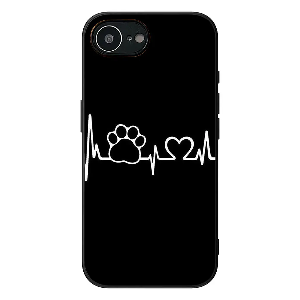 Anime Black Meow Kitten Cat Soft Phone Case
