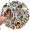 10/25/50/100Pcs Ghibli Hayao Miyazaki Stickers Cartoon Graffiti Decals Helmet Skateboard Laptop Motorcycle Sticker Toys Decor 5