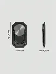 Universal 360° Rotatable Magnetic Ring Phone Holder & Kickstand (Black)