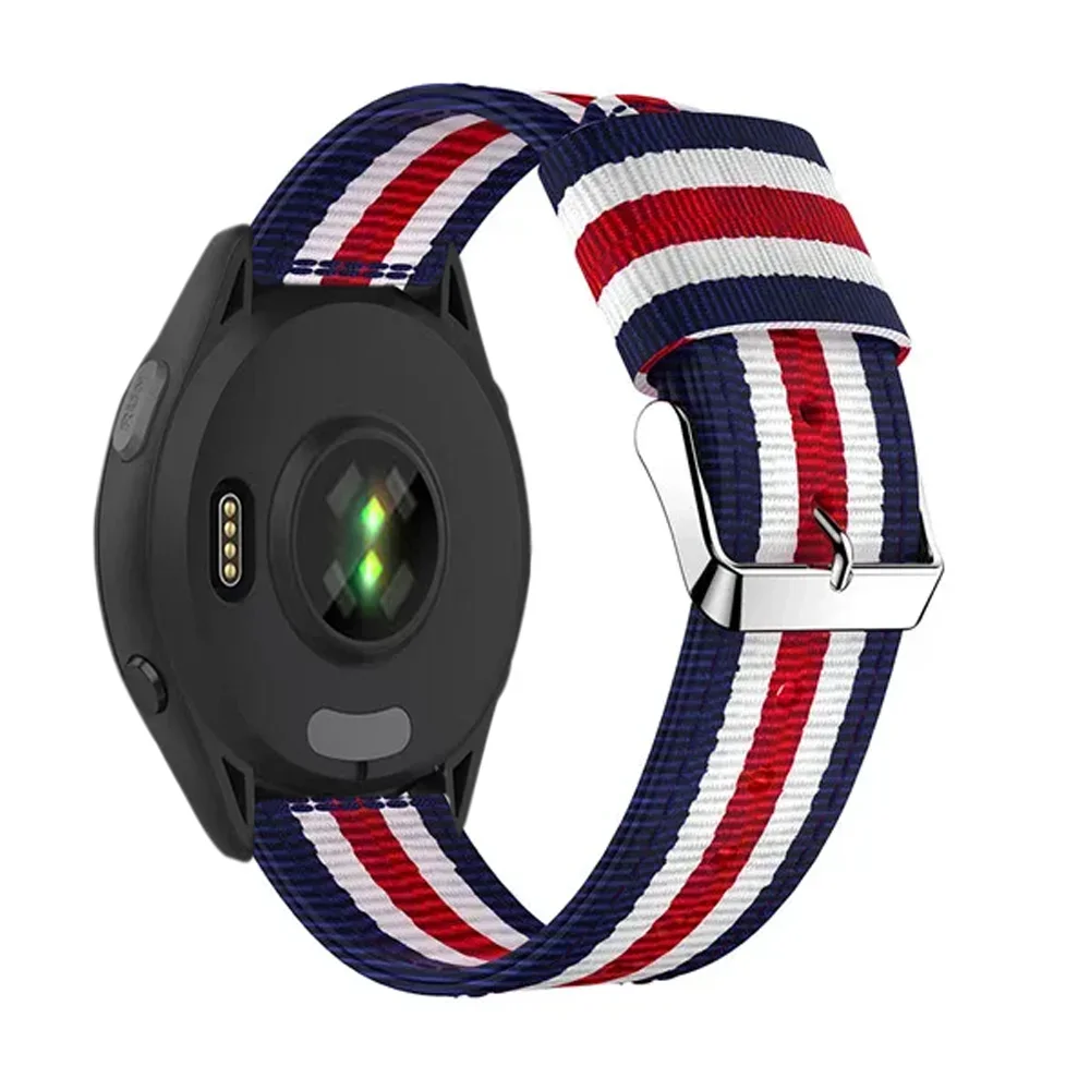 22mm Canvas Nylon Ocean Sports Wristband Strap